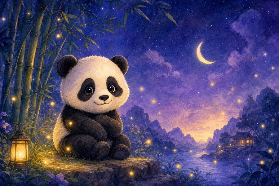 Bajki o pandzie na dobranoc - Bajunie